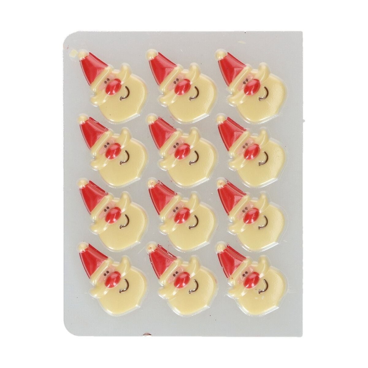 Décorations en chocolat - Père Noël (12pcs)