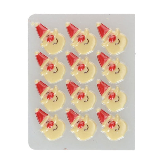 Décorations en chocolat - Père Noël (12pcs)