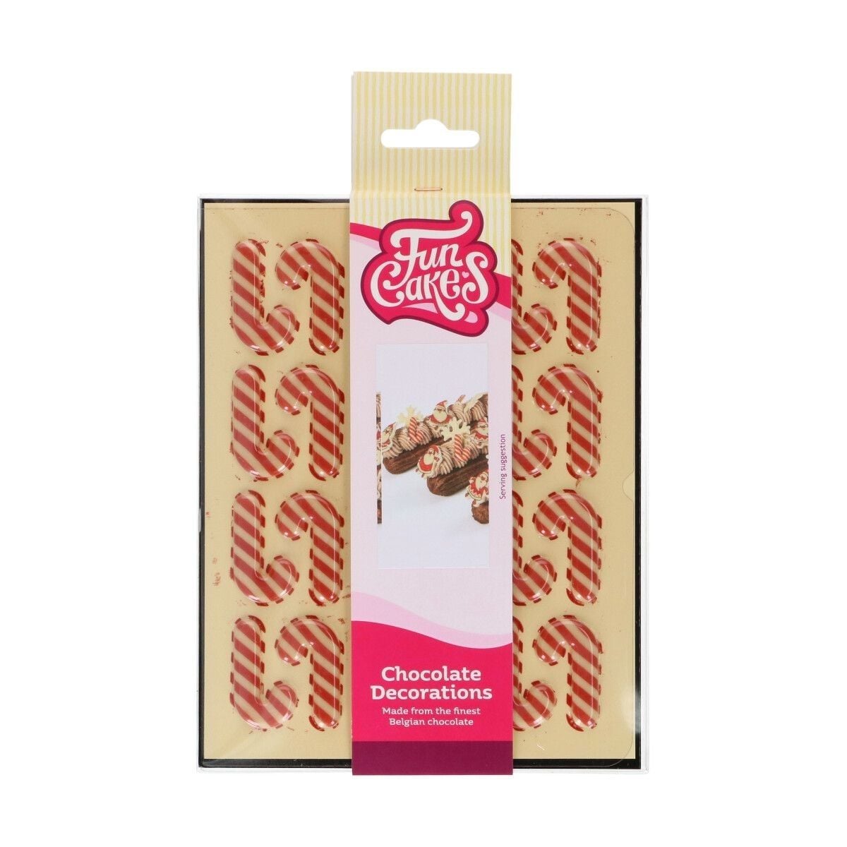 Décorations en chocolat - Canne à sucre (24pcs)