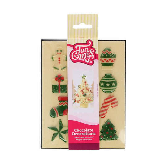 Décorations en chocolat - Figures de noël