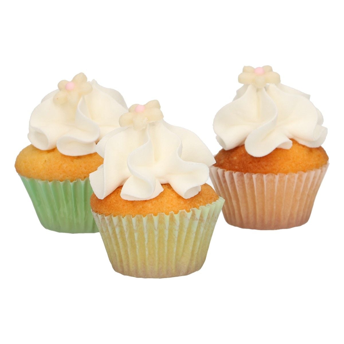 Décorations en Sucre - Chrysanthèmes Blanc (30 pièces)