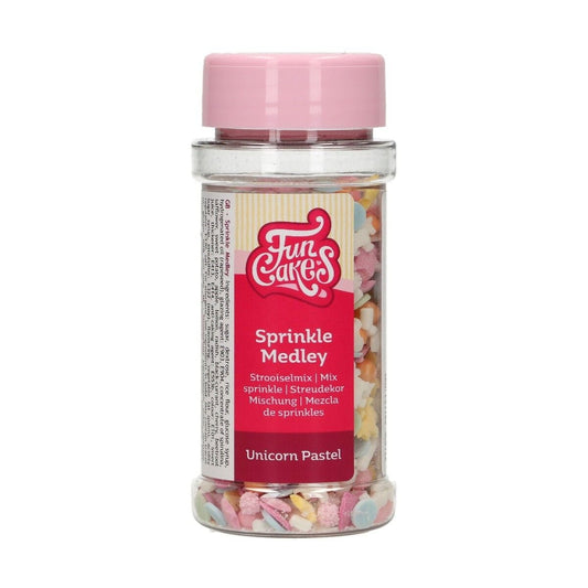 Confettis en sucre - Licorne pastel (50g)