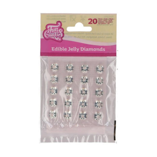 Diamants comestibles - Transparent (20pcs)
