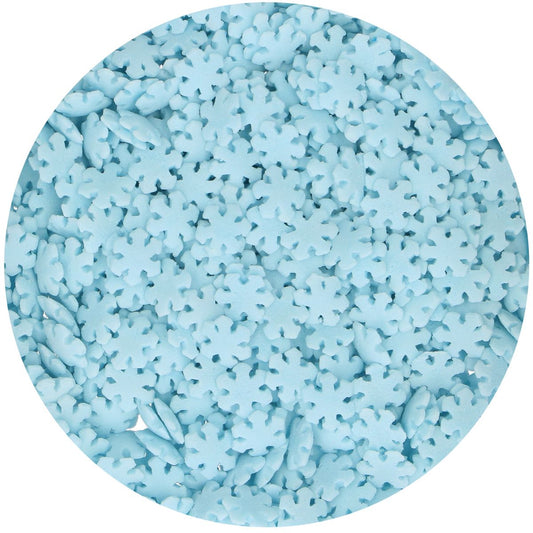 Décorations en sucre - Flocons bleu