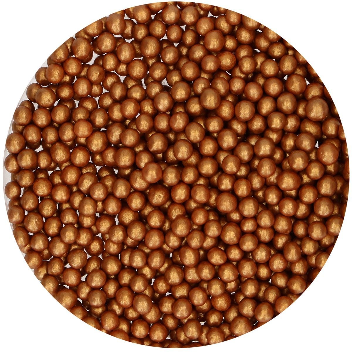 Perles souples moyennes bronze