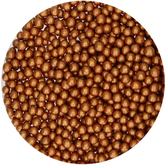 Perles souples moyennes bronze