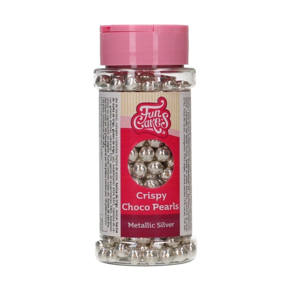Perle de chocolat - Métallique Argent