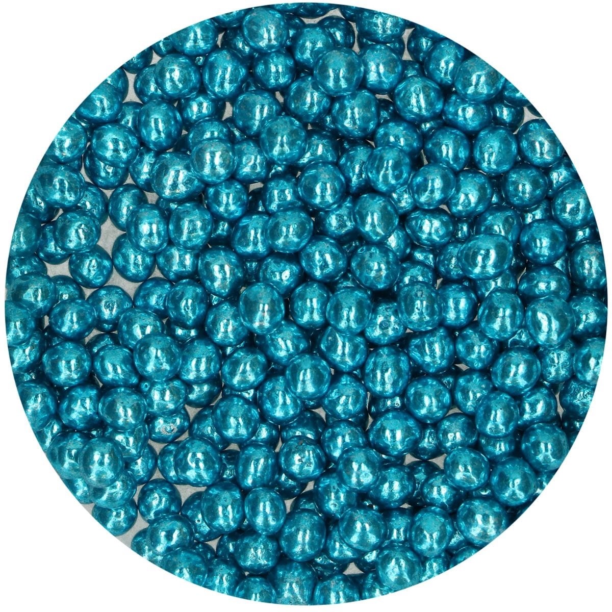 Perle de chocolat - Métallique Bleu
