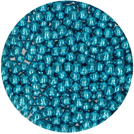 Perle de chocolat - Métallique Bleu