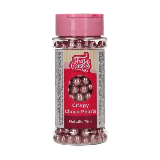 Perle de chocolat - Métallique Rose