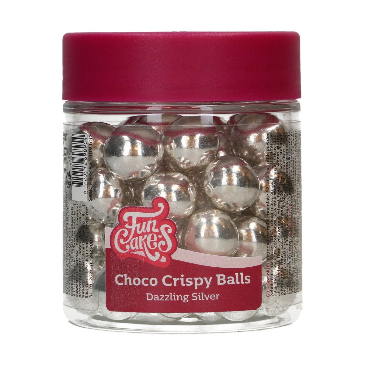 Boules Choco Croustillantes - Argenté