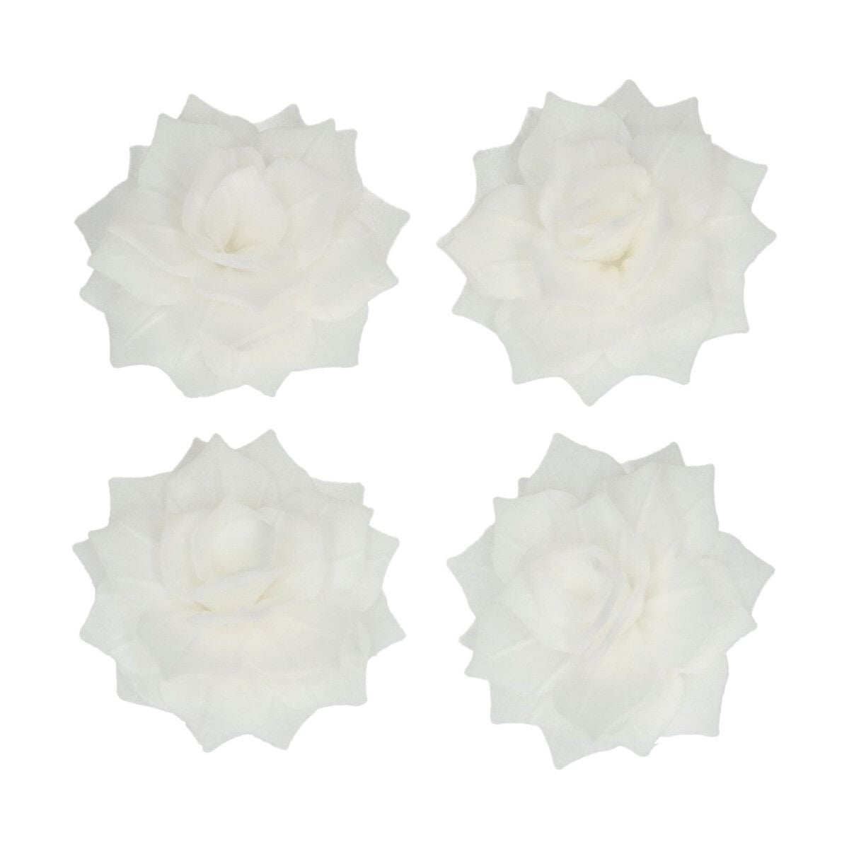 Fleurs comestibles - Roses blanches (15pcs)