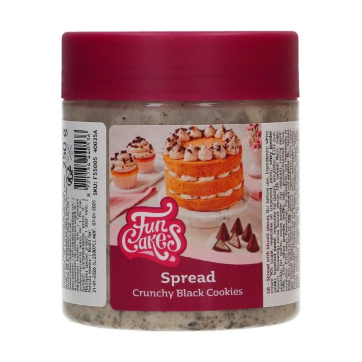 Pâte à tartiner - Crunchy Black Cookies