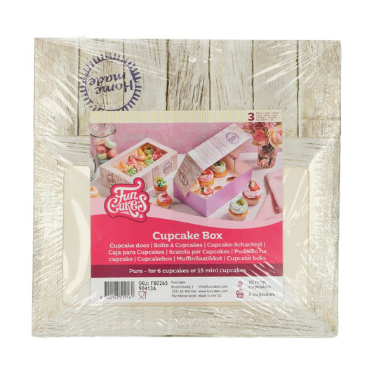 Boîte à cupcakes Pure (3pcs)