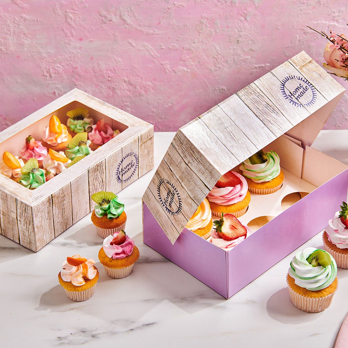 Boîte à cupcakes Pure (3pcs)