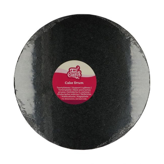 Plateau rond Noir 30cm