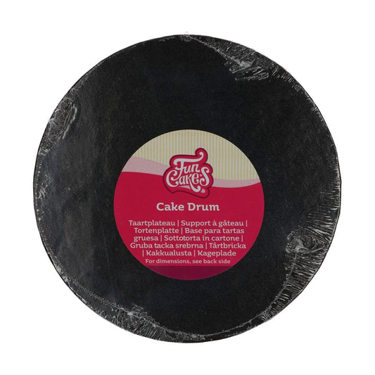 Plateau rond noir 20cm