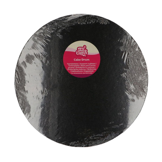 Plateau rond noir 35cm