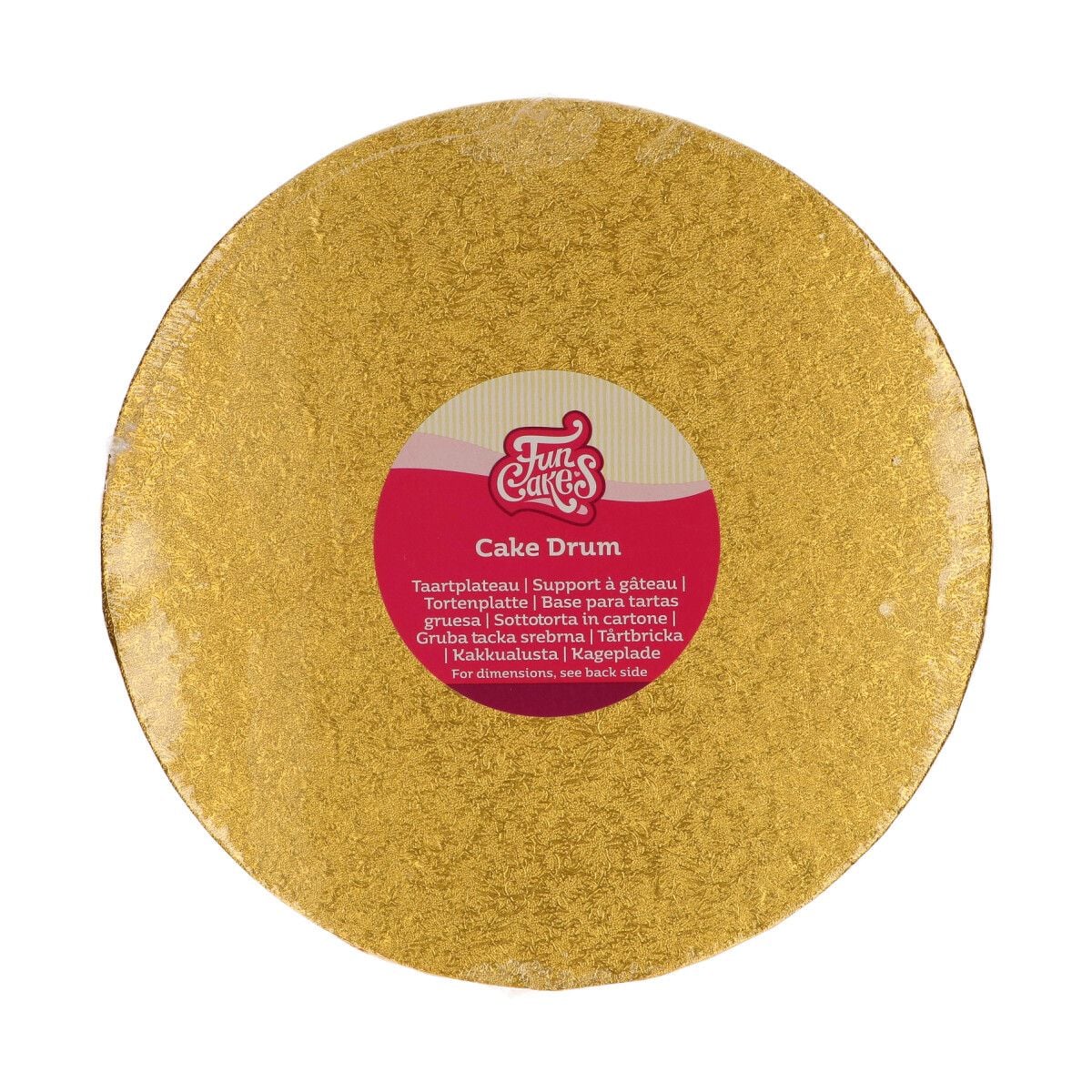 Plateau Rond Or 25cm