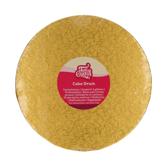 Plateau Rond Or 25cm