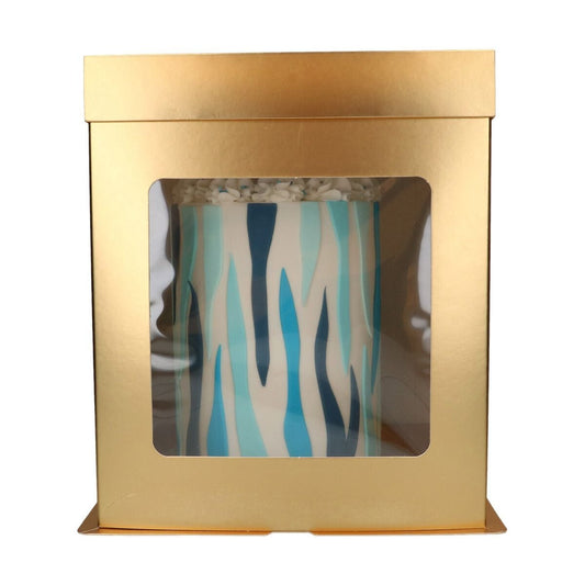 Boîte à gâteau haute - Or - 26x26x29cm