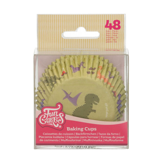 Caissettes à cupcakes - Dino (48pcs)