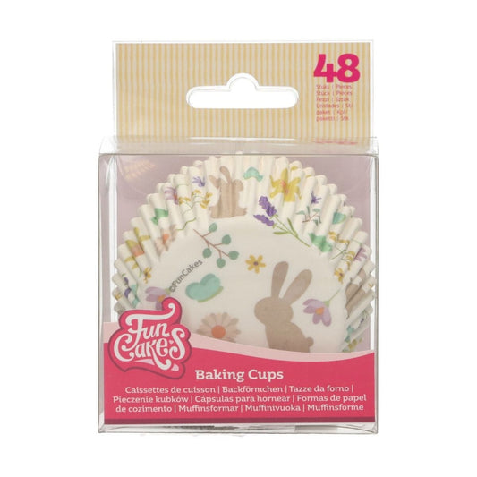 Caissettes à Cupcakes - Animaux printaniers (48pcs)