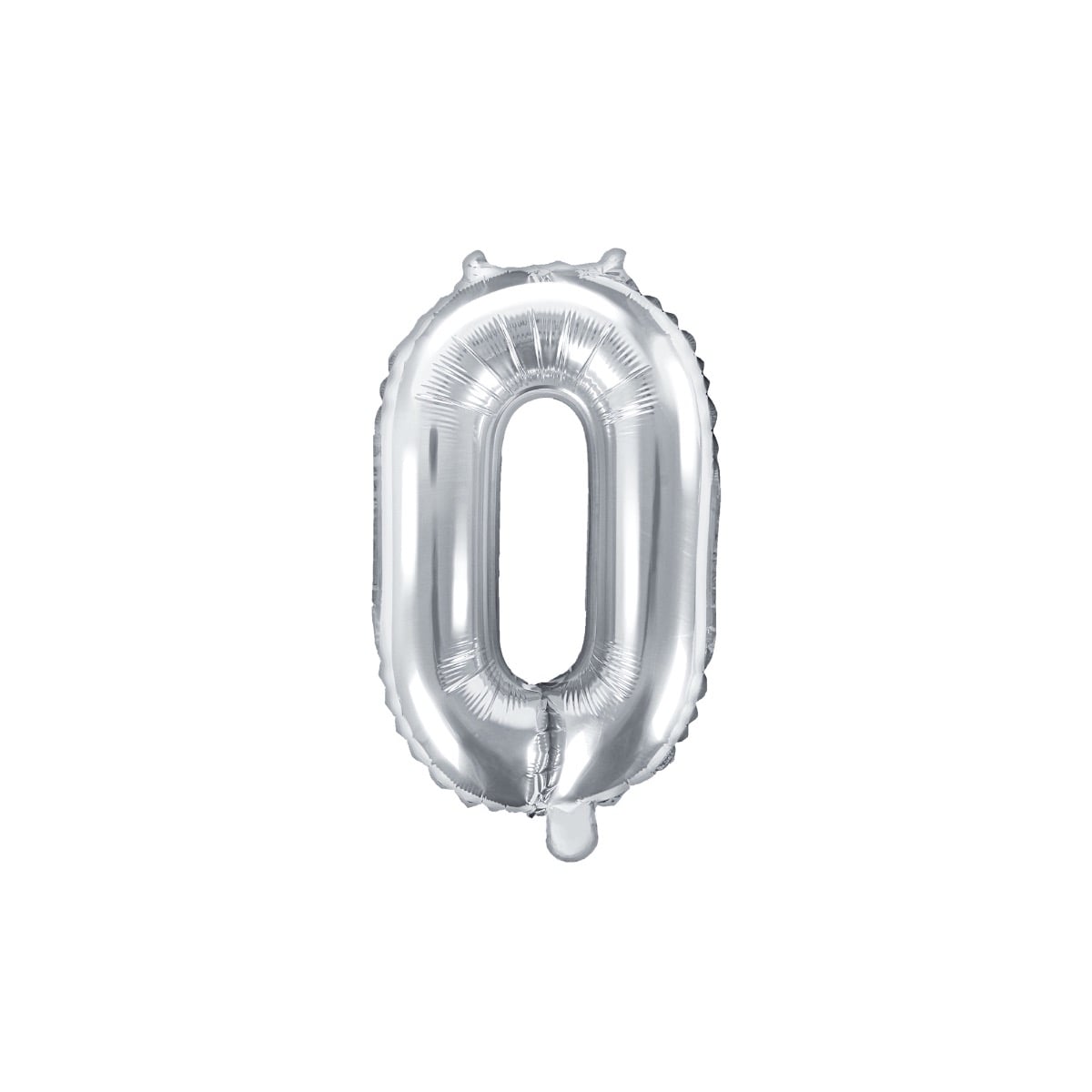 Ballon Chiffre Alu 35cm Argent - 0