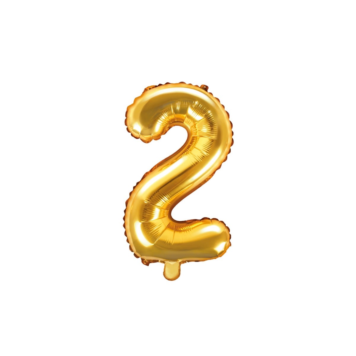 Ballon Chiffre Alu 35cm Or - 2