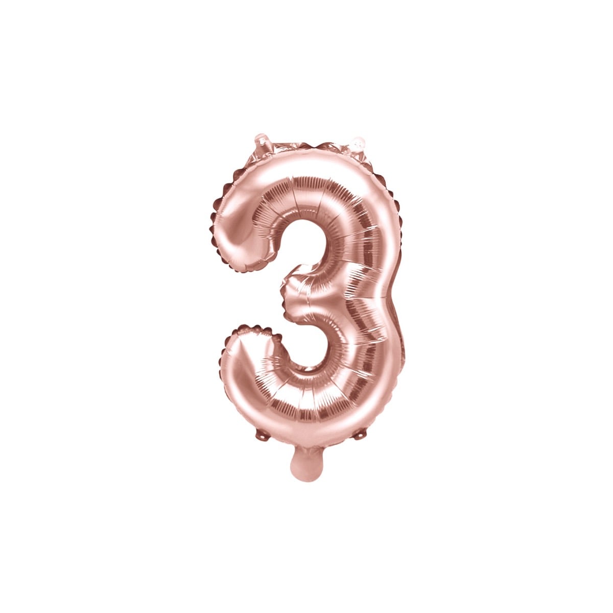 Ballon Chiffre Alu 35cm Rosegold - 3