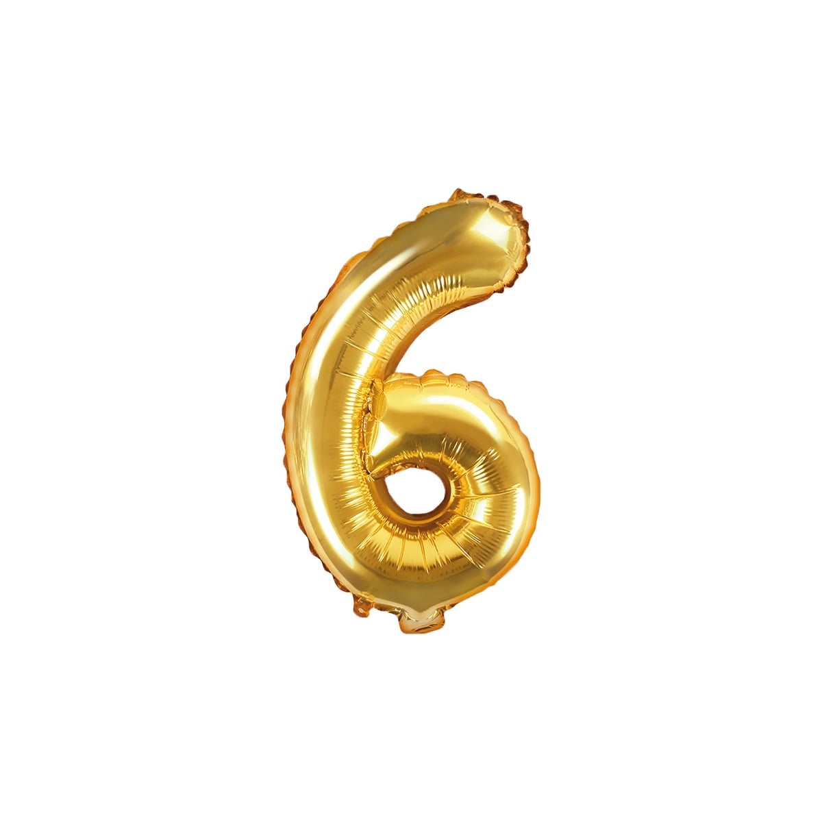 Ballon Chiffre Alu 35cm Or - 6