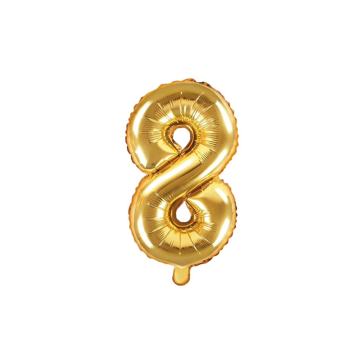 Ballon Chiffre Alu 35cm Or - 8