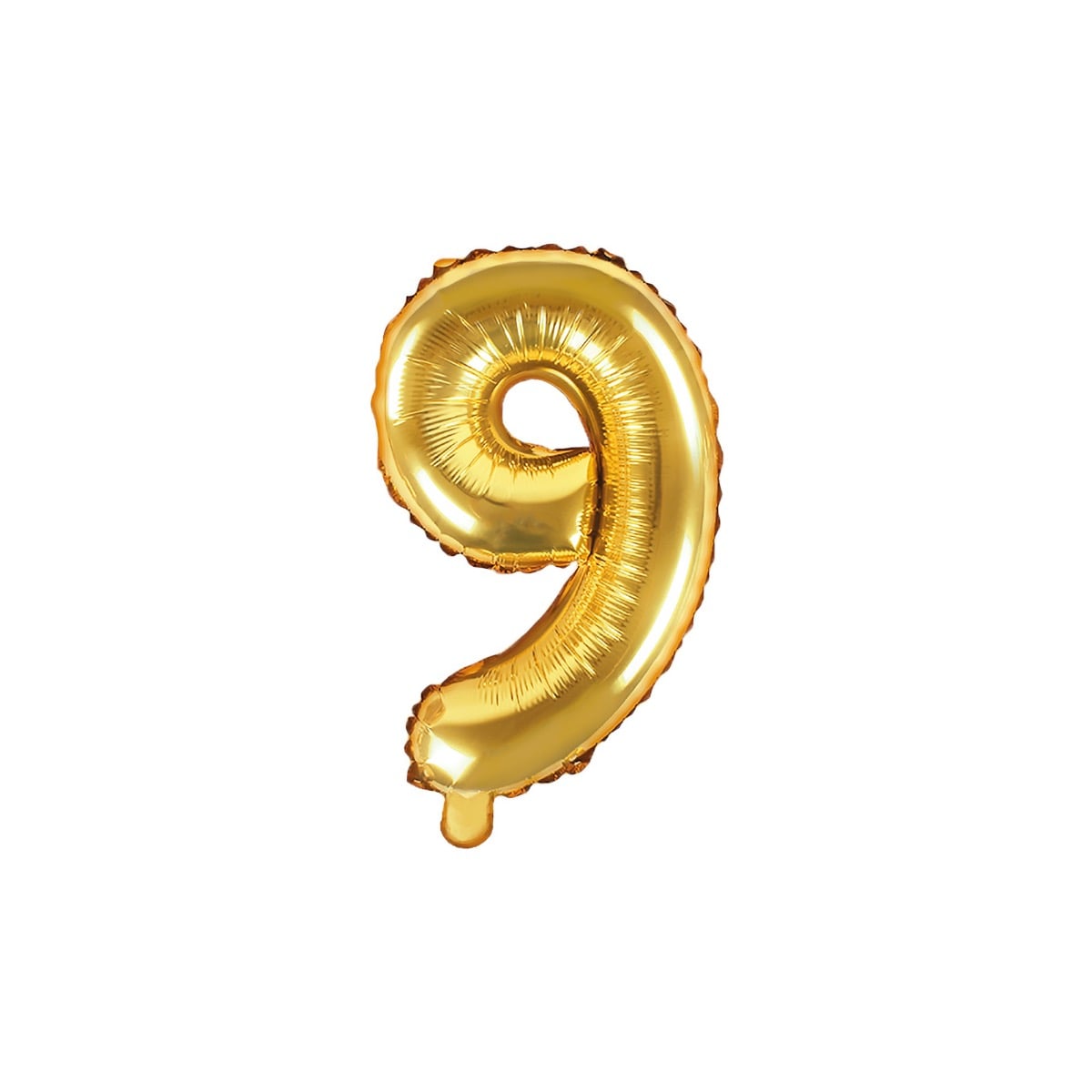 Ballon Chiffre Alu 35cm Or - 9