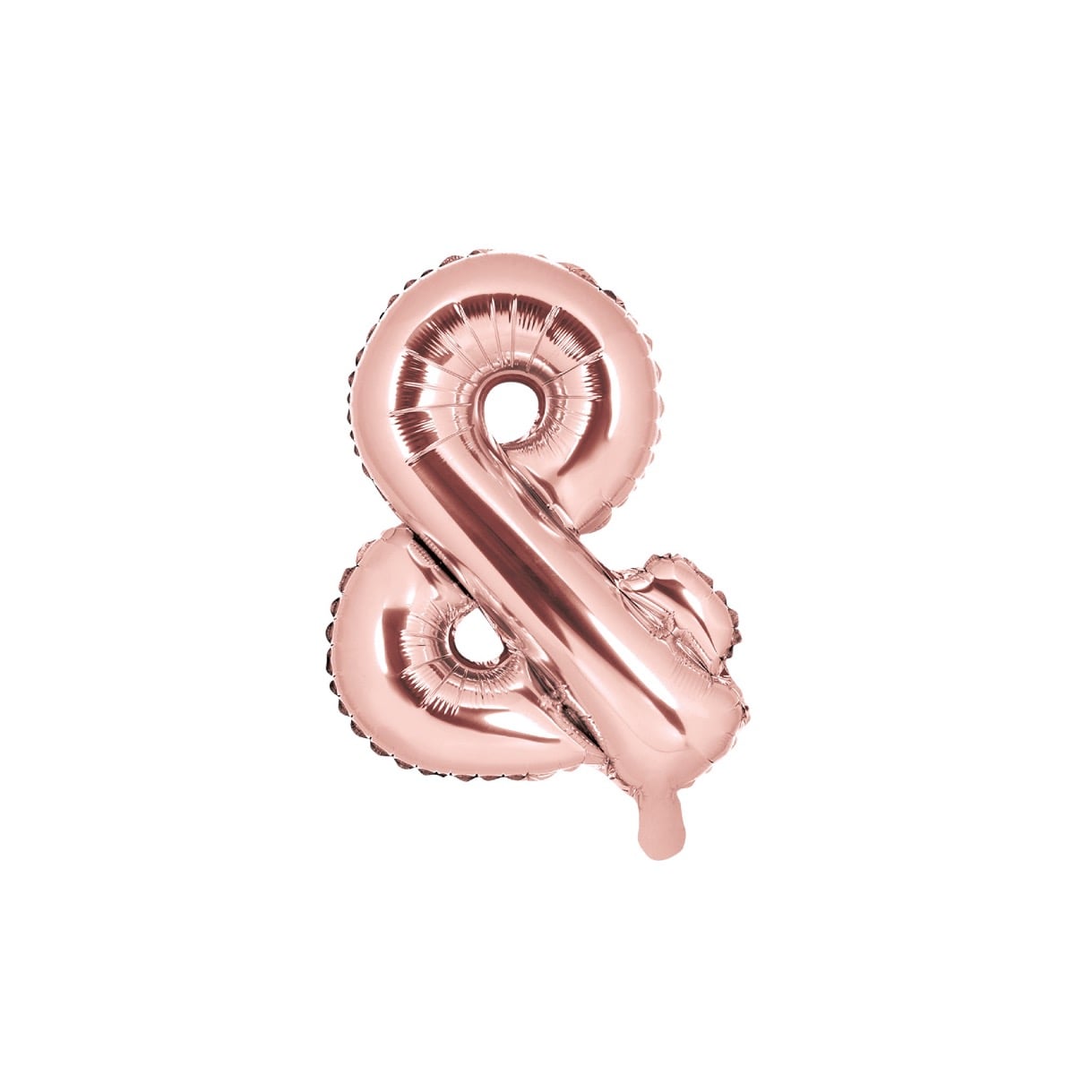 Ballon Alu 35cm Rosegold - &