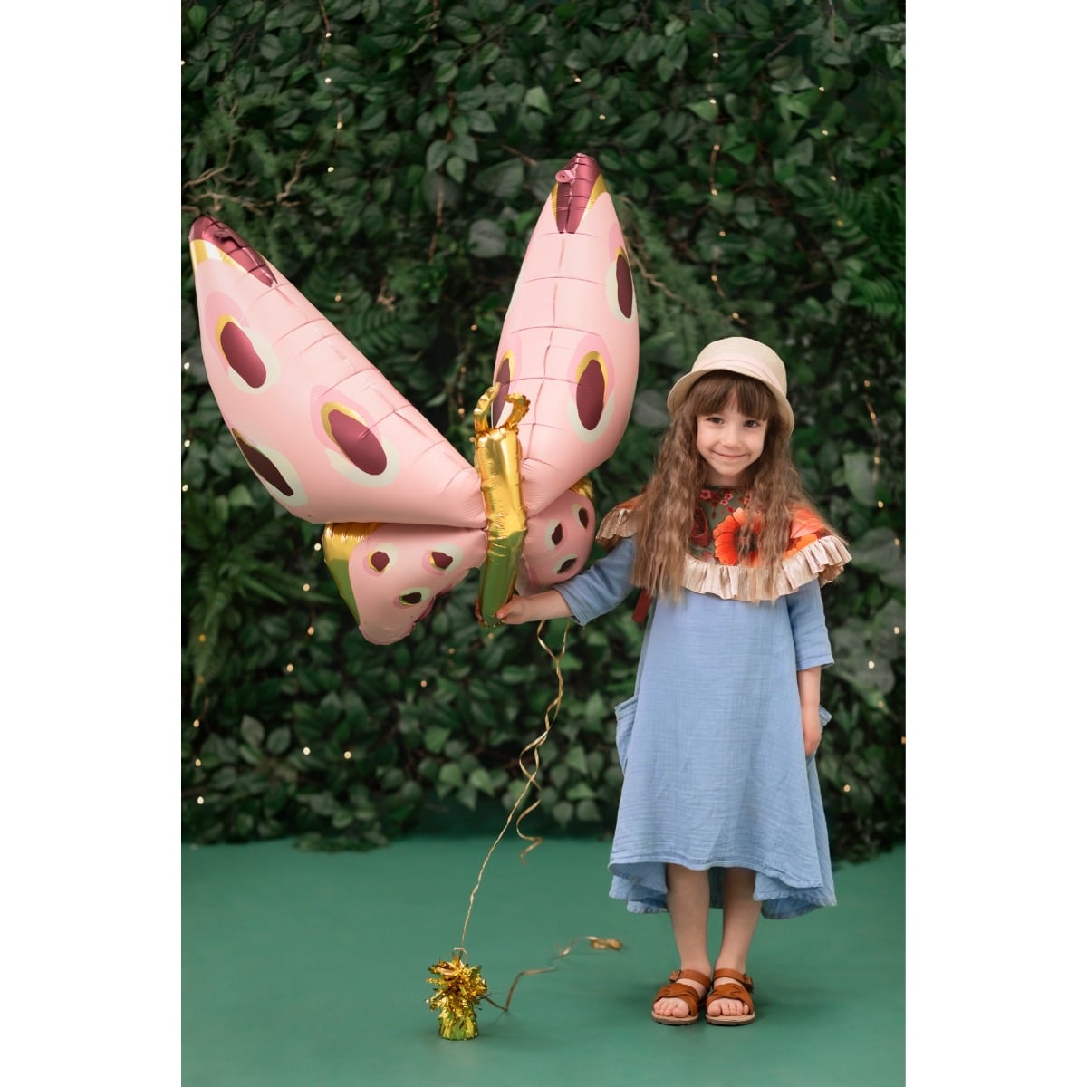 Ballon en alu - Papillon (120cm)