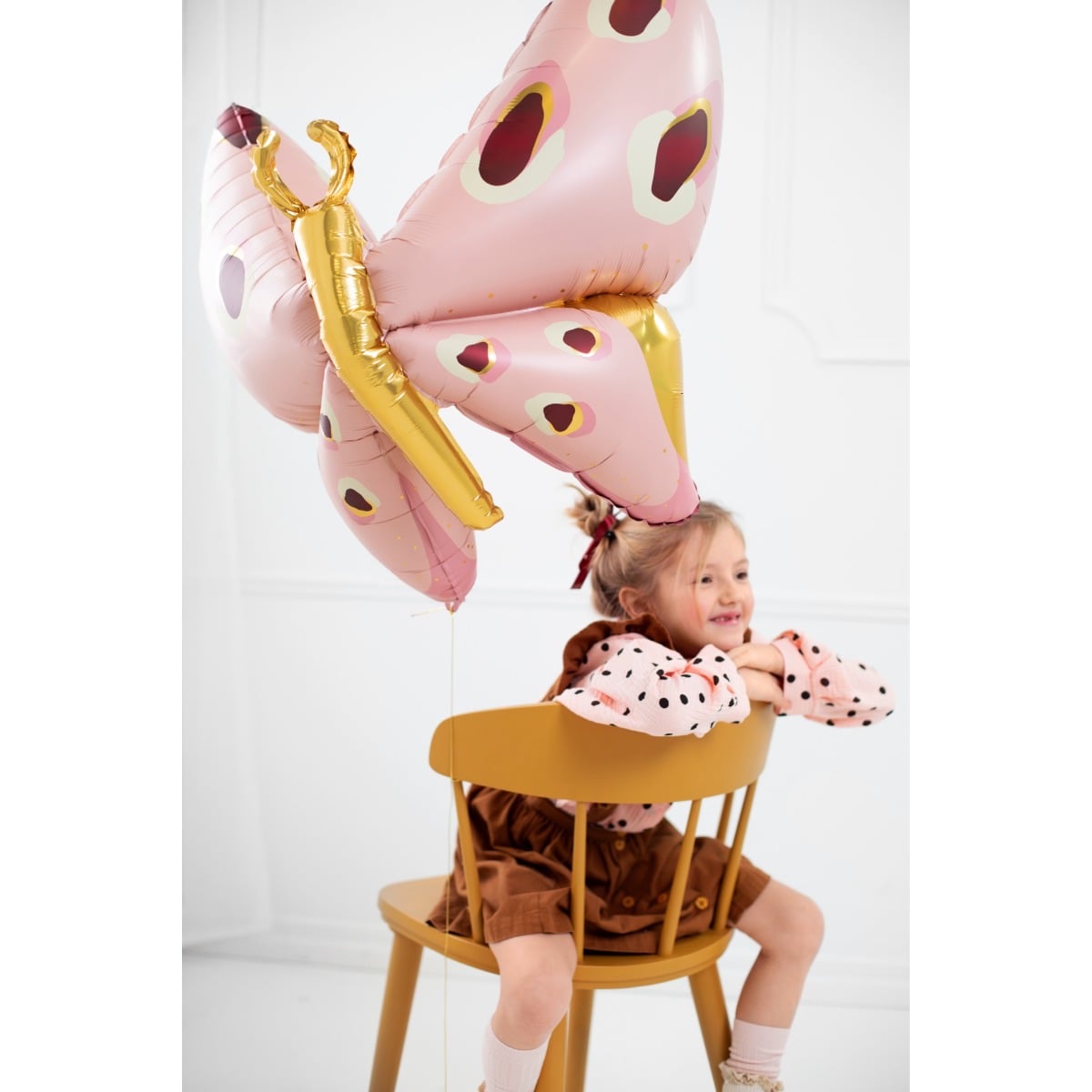 Ballon en alu - Papillon (120cm)