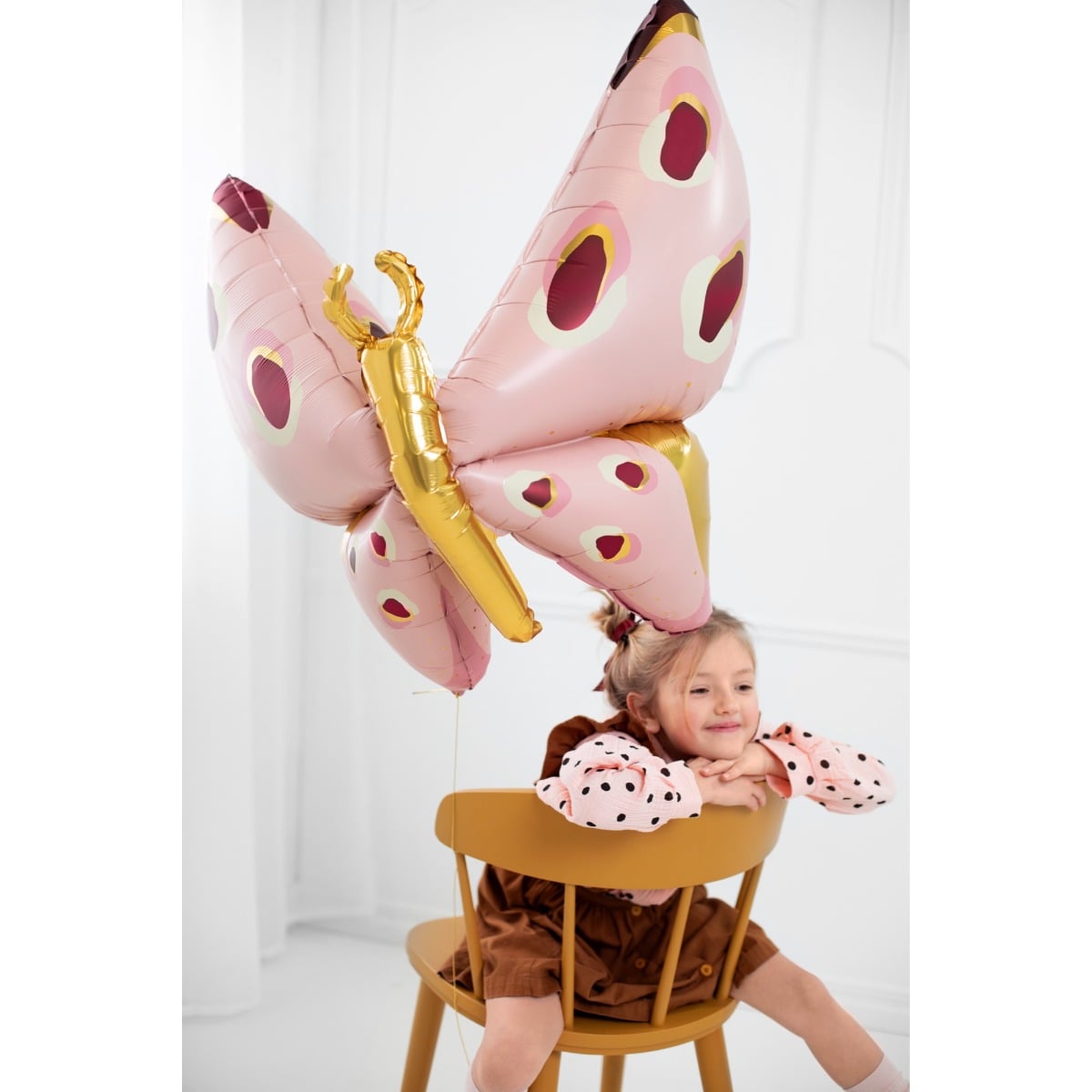 Ballon en alu - Papillon (120cm)