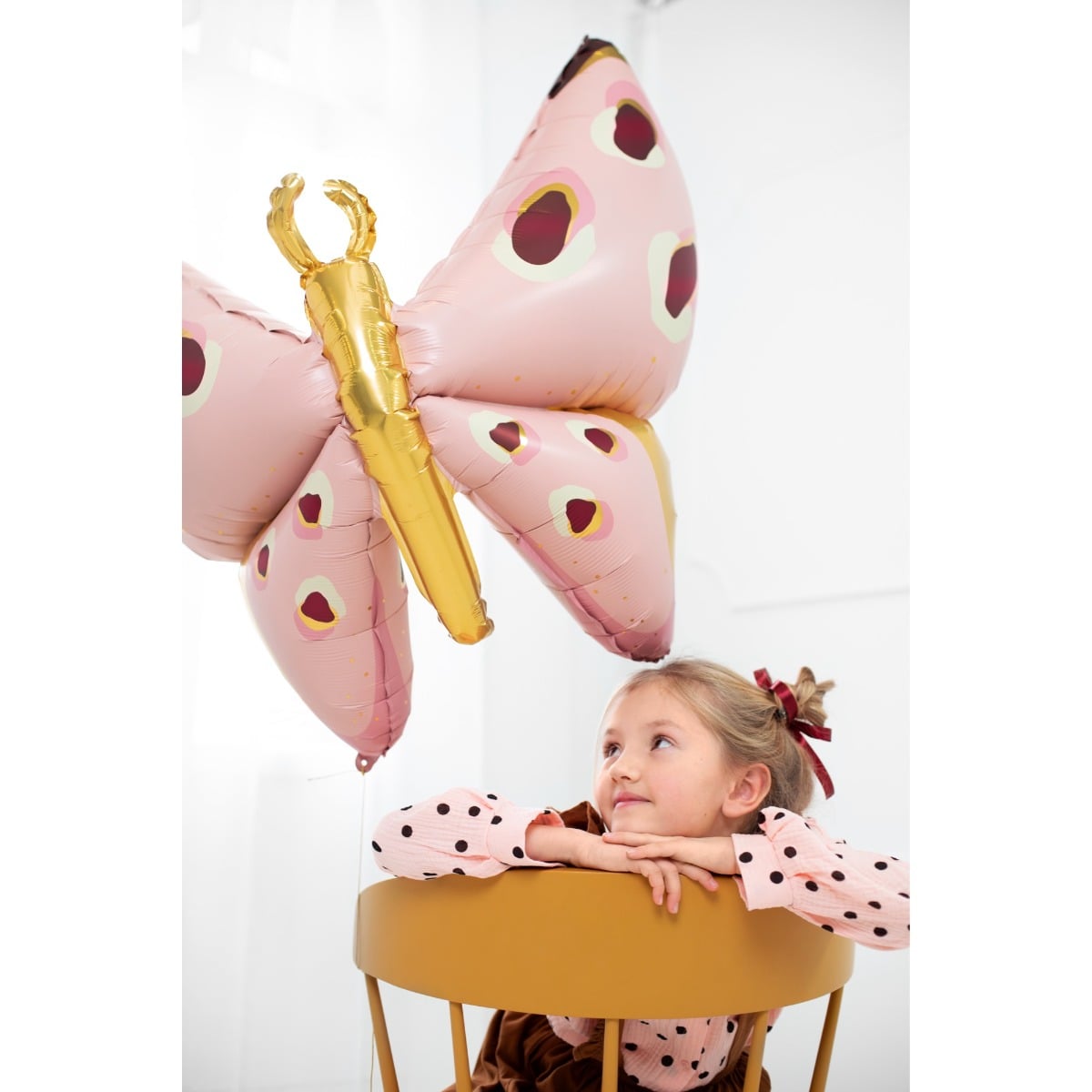 Ballon en alu - Papillon (120cm)