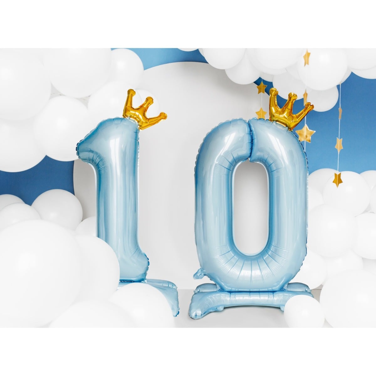 Ballon Chiffre sur pied - Bleu