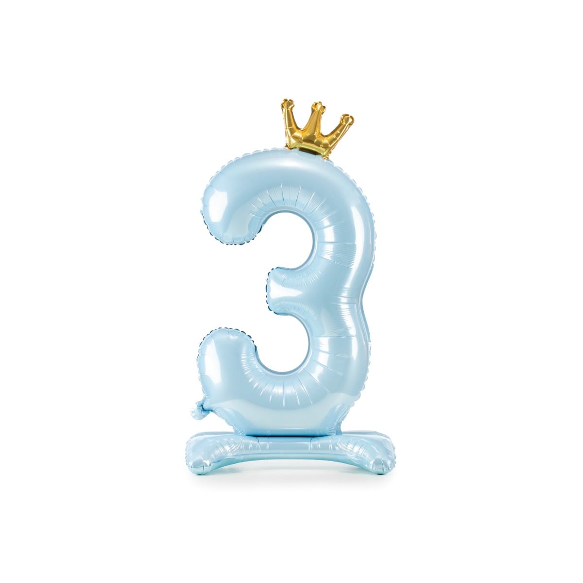 Ballon Chiffre sur pied - Bleu