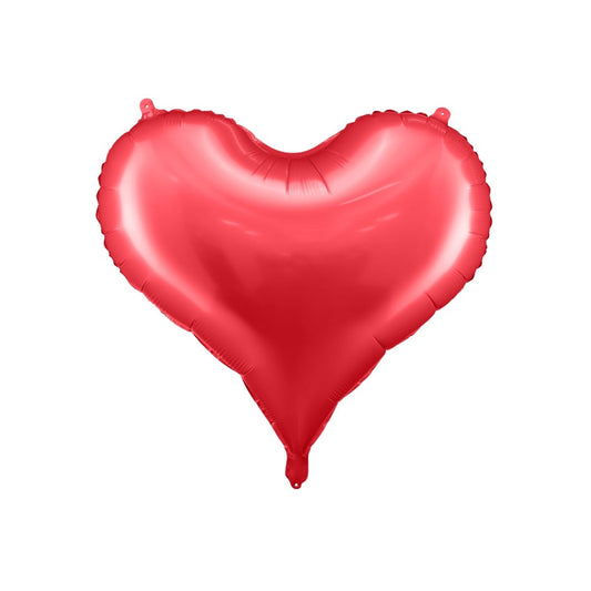 Ballon en alu - Cœur rouge - 75cm