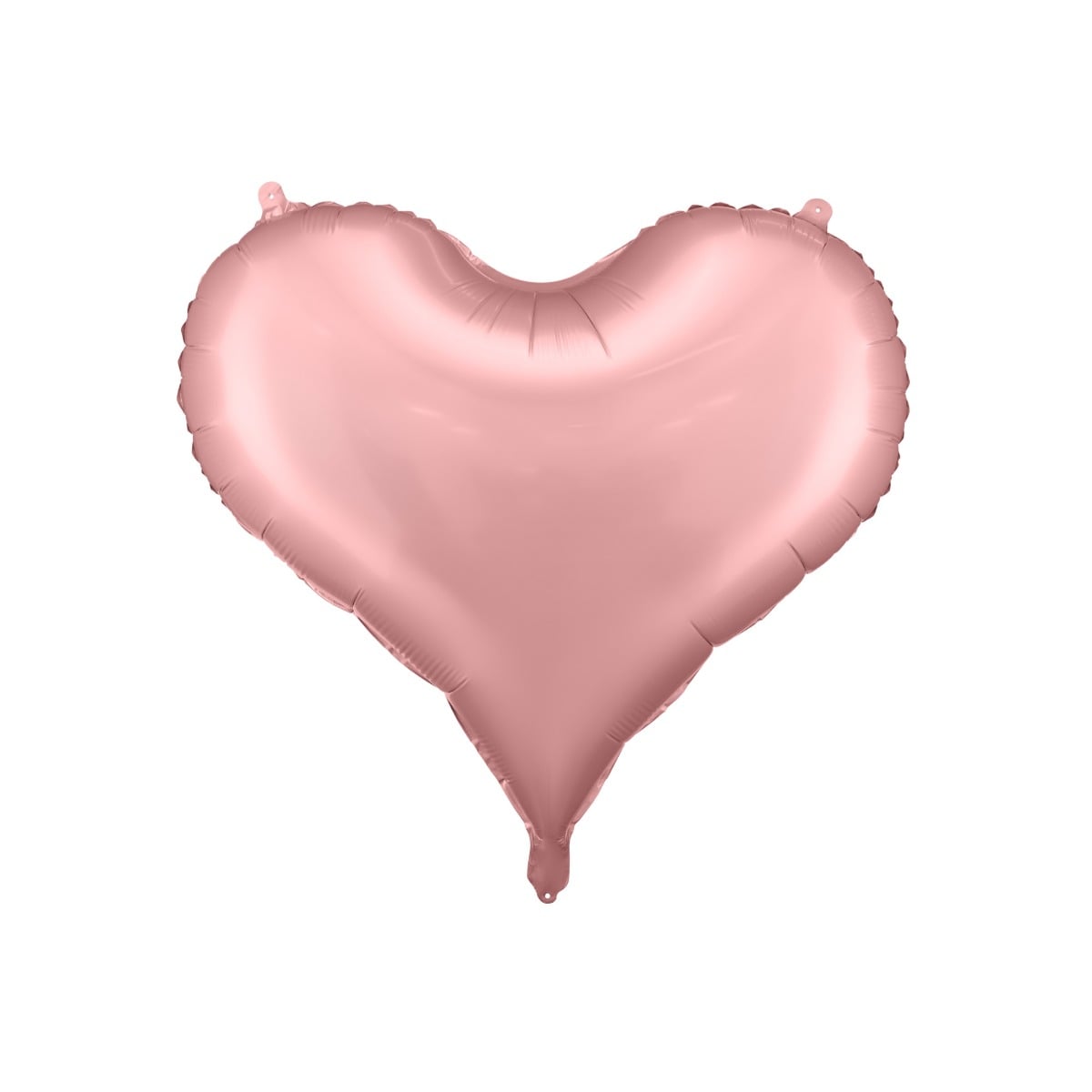 Ballon en alu - Cœur rose clair - 75cm