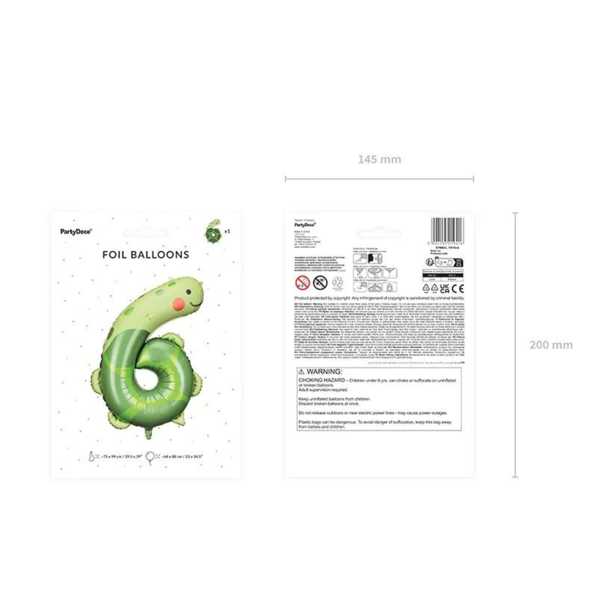 Ballon n°6 - Tortue - 80cm