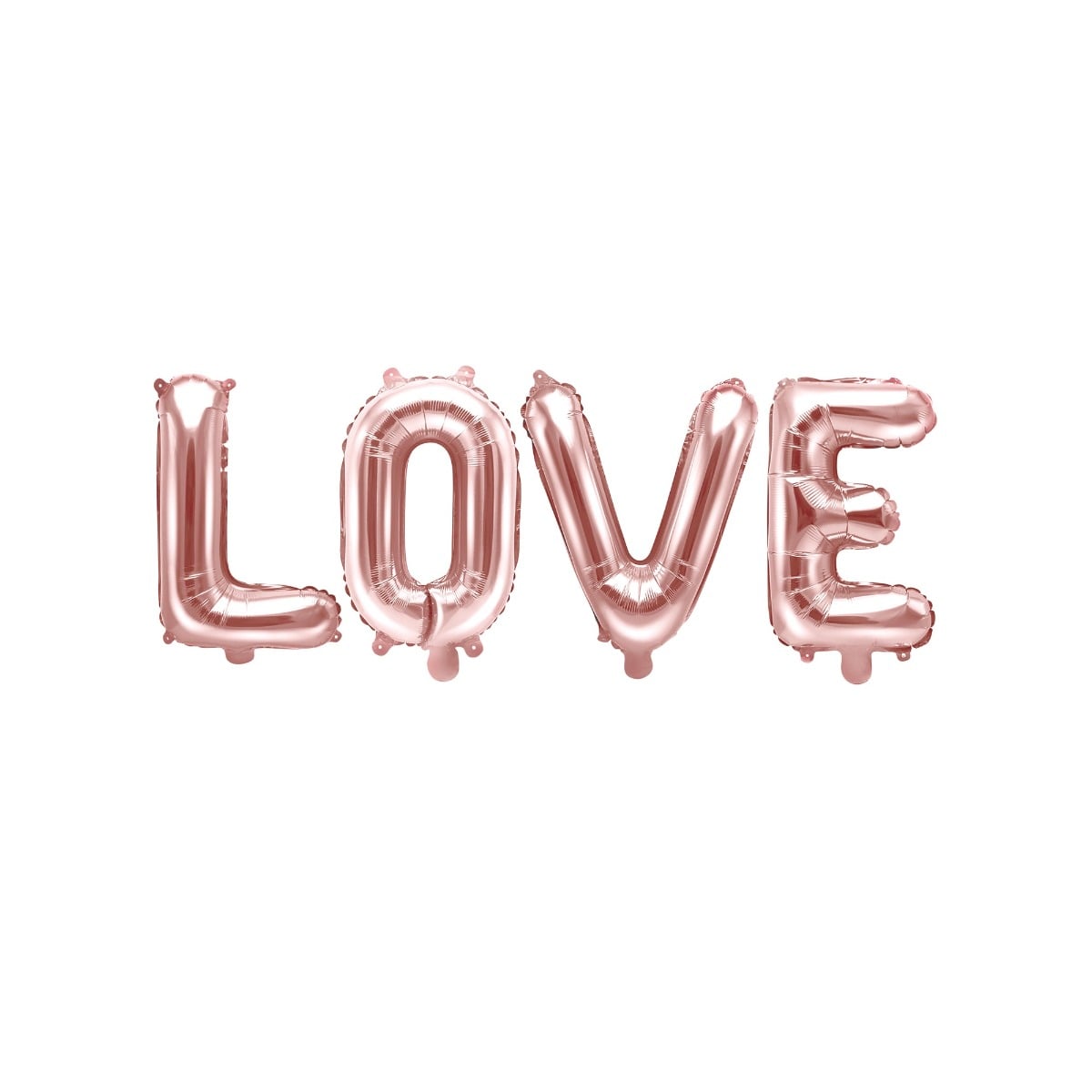 Ballon alu "Love" RoseGold 35cm