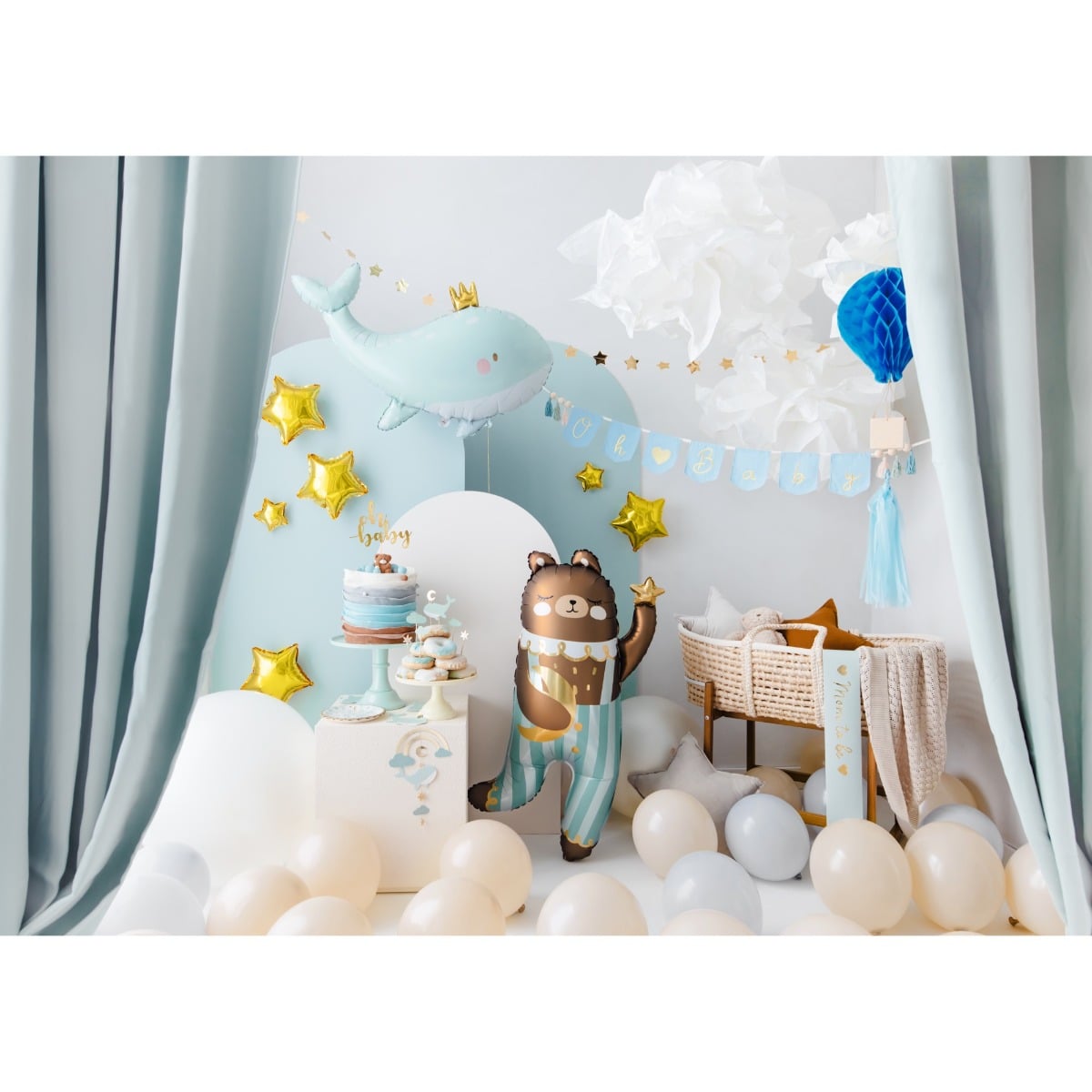 Ballon alu - Baleine