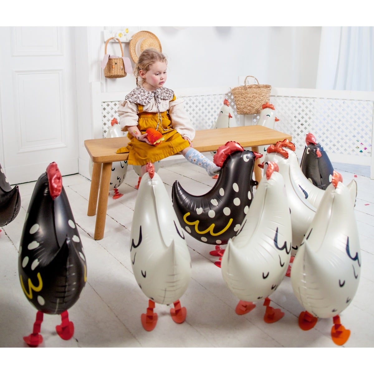 Ballon alu - Poule