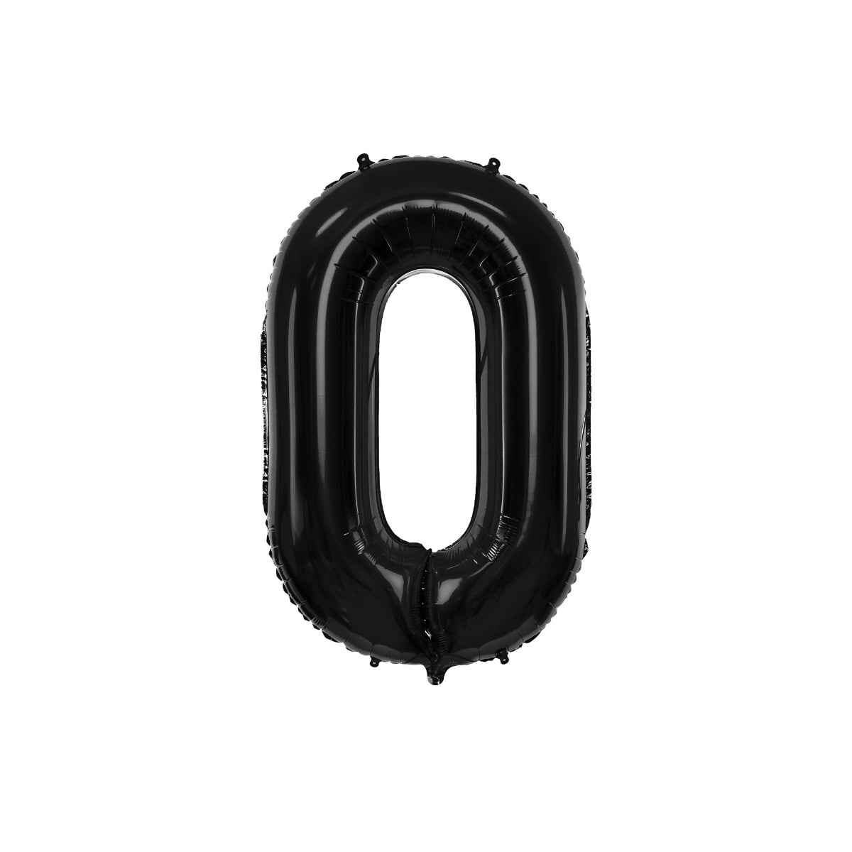 Ballon Chiffre 0 Alu Noir 86cm
