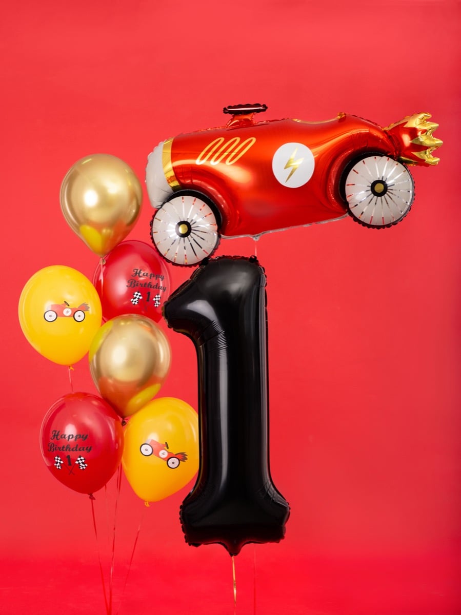 Ballon Chiffre Alu Noir