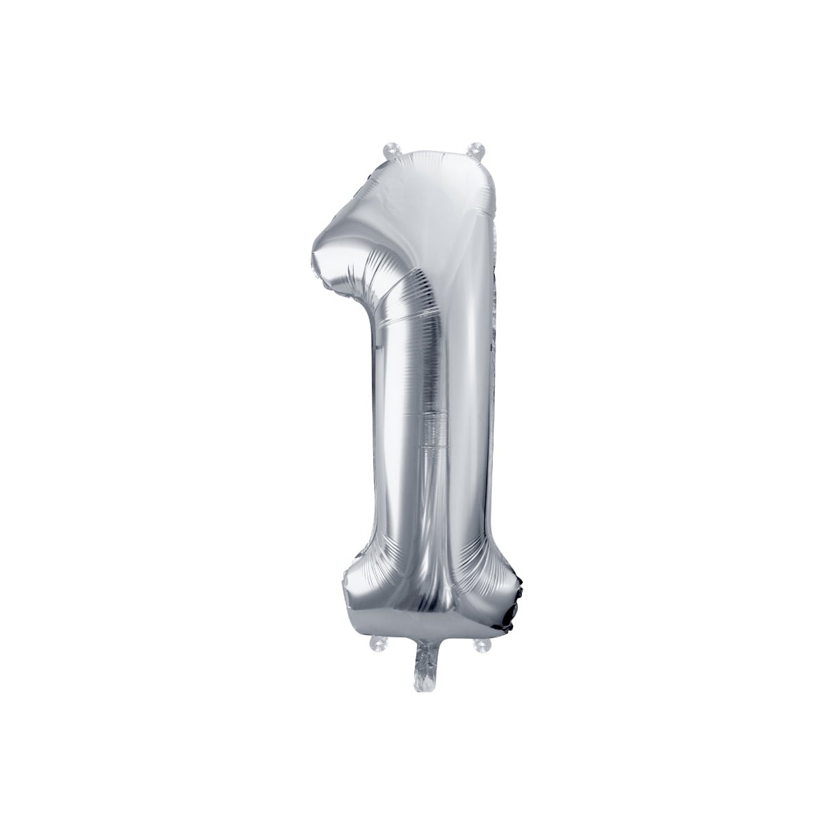 Ballon Chiffre Alu 86cm Argenté - 1