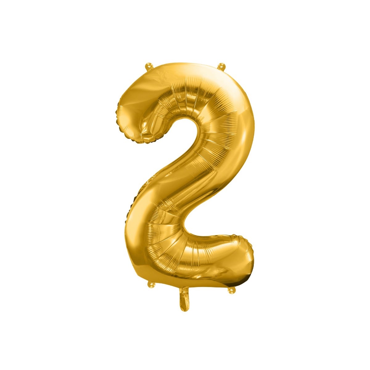 Ballon Chiffre Alu 86cm Or - 2